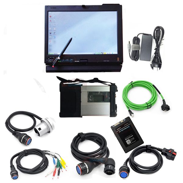 

mb star diagnostic tool system sd connect c5 with lapx200t touch screen super ssd wifi support 2 years warranty