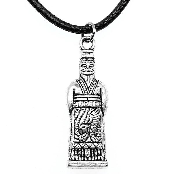 

wysiwyg 5 pieces leather chain necklaces pendants choker collar pendant necklace women the gentry the emperor the lord 39x12x5mm n6-b14064, Golden;silver