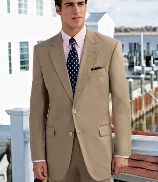 

customize beige men's wedding tuxedos bridegroom groomsmen blazer excellent men formal business party prom suit(jacket+pants+tie) 256, Black;gray