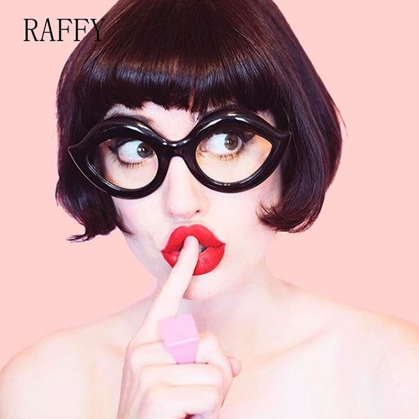 

raffy lips style women eyeglasses full frame eyewear vintage glasses women eyeglasses glasses frames de oculos las gafas, Silver
