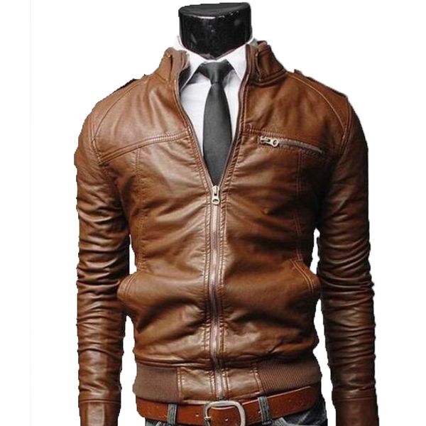 

2018 new mens jackets solid color men's outwear jacket designer stylish men coats jacket m-xxxl, Black;brown