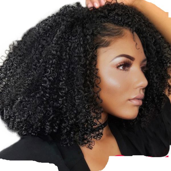3b 3c Kinky Curly Clip In Human Hair Extensions Full Head Sets 100