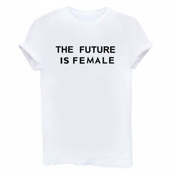 

the future is female t shirt women plus size feminist pink white black casual t-shirts women tees oversized o-neck