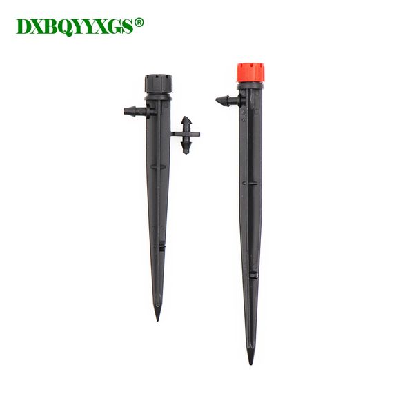 

30pcs garden adjustable automatic watering plant dripper 0-120l/h holder dripper drip irrigation spray system 4/7 mm 1/4 in hose