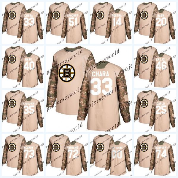 

Youth 2018 Camo Veterans Day Boston Bruins Jerseys 33 Zdeno Chara 40 Tuukka Rask 46 David Krejci 63 Brad Marchand Hockey Jerseys
