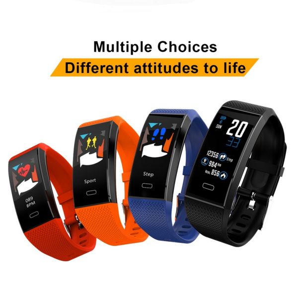 

waterproof heart rate outdoor sports pedometers medical grade material running wrist belt3