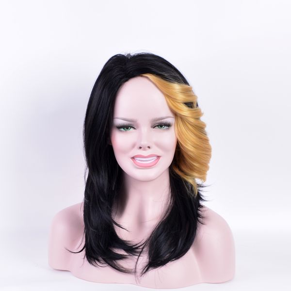 Sell Like Hot Cakeseuropean And American Fashion Wig Mixed Color