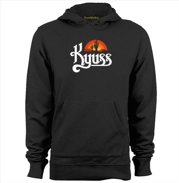 

kyuss singer mens & womens long sleeve hoodies sweatshirts, Black