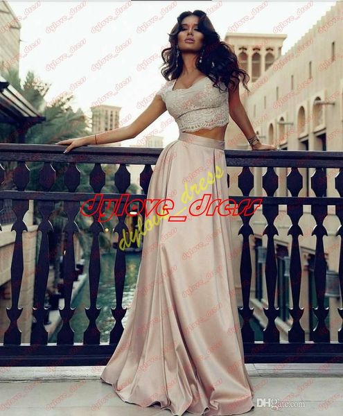 

2021 party dresses gold dress two piece prom dresses plus size, Black