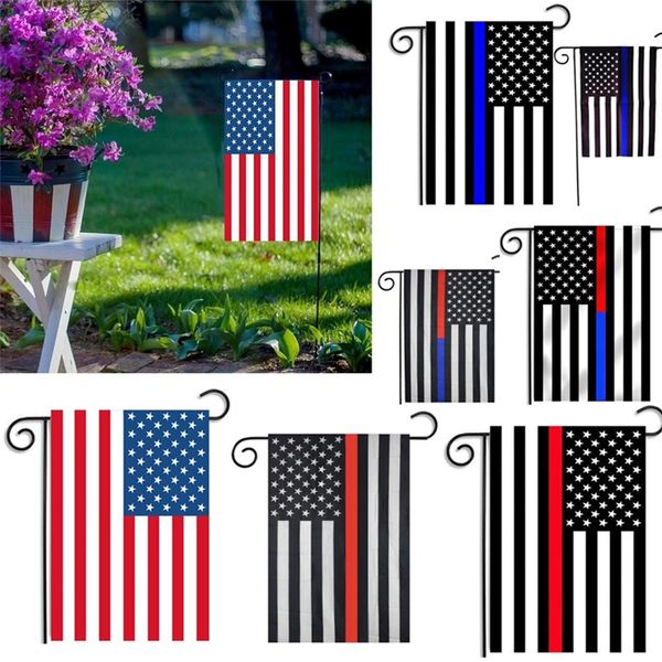 

new 35*45cm usa garden flag polyester home decorations flag red white blue flag polyester stripes united states stars banner flags i239