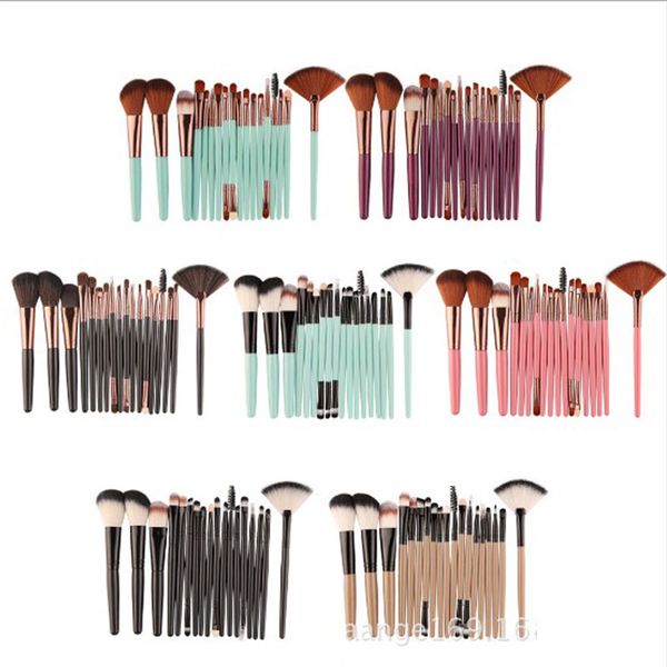 

18pcs/set makeup brushes tools kit power foundation blush eye shadow blending fan cosmetic beauty make up brush maquiagem