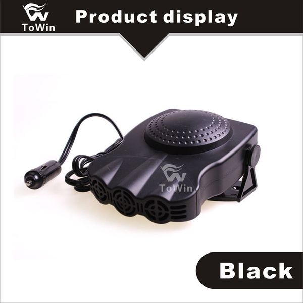 Three Holes Black Heating Cooling Fan Defroster Defogger 150W Car 12V Car Heater
