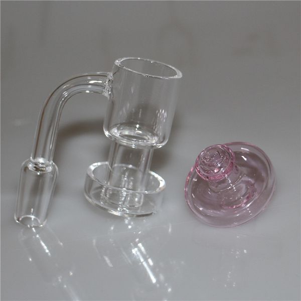 

Terp Вакуумный Кварц Banger с НЛО Carb Cap Кварц Тепловое Banger Nail Set Гвозди для стекла Бонг водопроводная труба Rigs 14мм 18мм