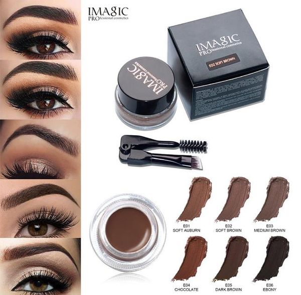 

women eyebrow enhancers waterproof long lasting eyebrow gel cream makeup + brush