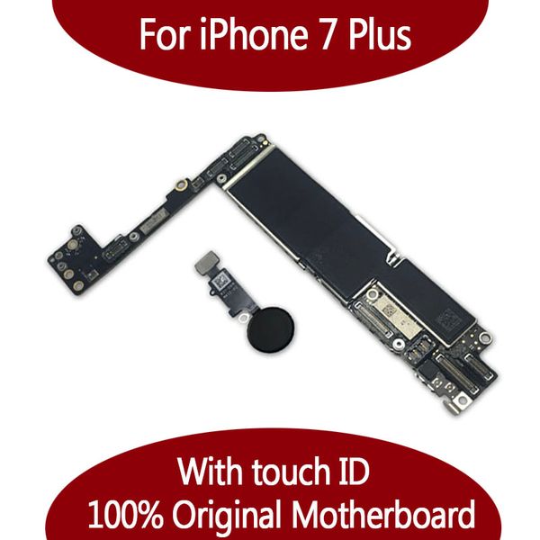 Для iPhone 7 Plus 32 ГБ 128 ГБ 256 ГБ материнская плата с Touch ID отпечатком пальца оригинальная разблокированная материнская плата Бесплатная доставка