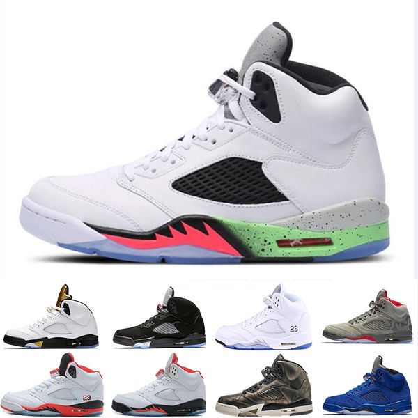 

2018 Space Jam men Basketball Shoes white Cement Olympic Bronze Black Metallic Gold Silver blue suede Sport Sneakers size 41-47