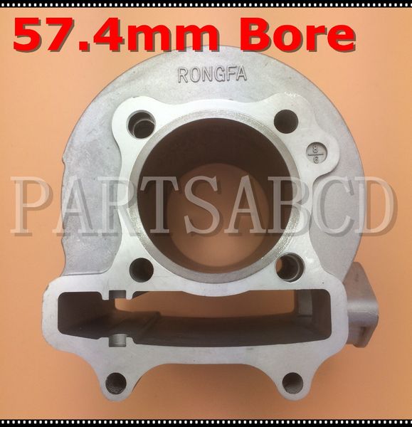 

150cc cylinder block for hammerhead 150cc go kart buggy parts 57.4mm