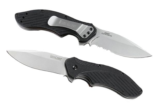 

Kershaw 1605 Folding Serrated Knife With SpeedSafe 2 Styles Outdoor Survival Tactical Knives Camping Gear D647L