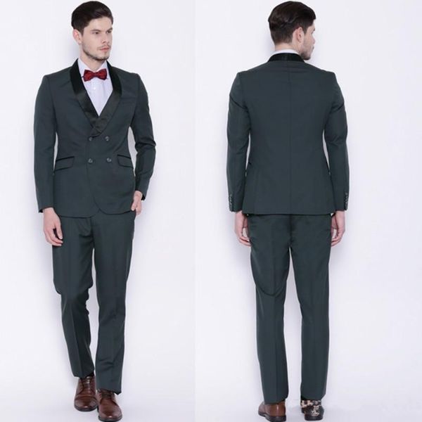 

custom made groom tuxedos groomsmen suit formal slim fit man suit wedding tuxedos men's suits bridegroom (jacket+pant, White;black