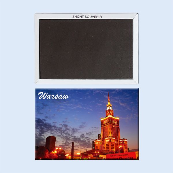 

nights in warsaw poland capital 22619 landscape magnetic refrigerator gifts for friends travel souvenirs