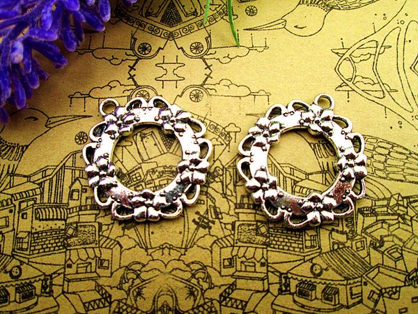 

30 sets silver hummingbird toggle clasps, Bronze;silver