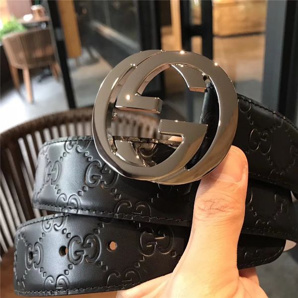 

2018 high quality Brand designer genuine leather belt luxury strap male belts for men women new fashion style buckle with box 2580