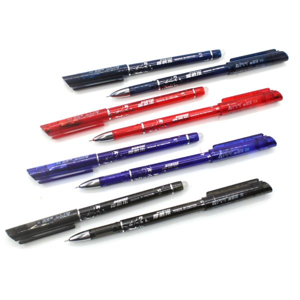 

12pcs/calligraphy pen nibs pack erasable pen refills pilot erasable frixion gel 4 color avaliable for office school supplies
