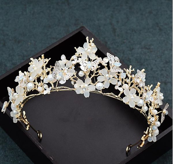 

bridal headwear, handmade wedding crown, 2018 new women's super crown wedding dress accessories, Silver