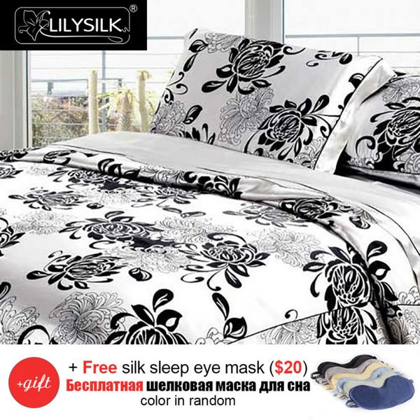100 Mulberry Silk Duvet Cover Flat Sheet Oxford Pillowcases