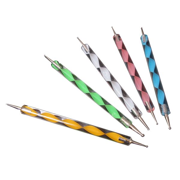 

2 styles 5pcs/set acrylic nail art uv gel painting pen brush tool home diy pen