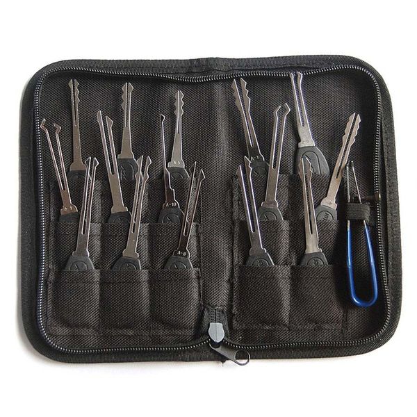 

KLOM Wafer Rake Lock Pick (15-Piece Set & 10-Pieces Set) - Lock Picks for Double Sided Locks for Sale