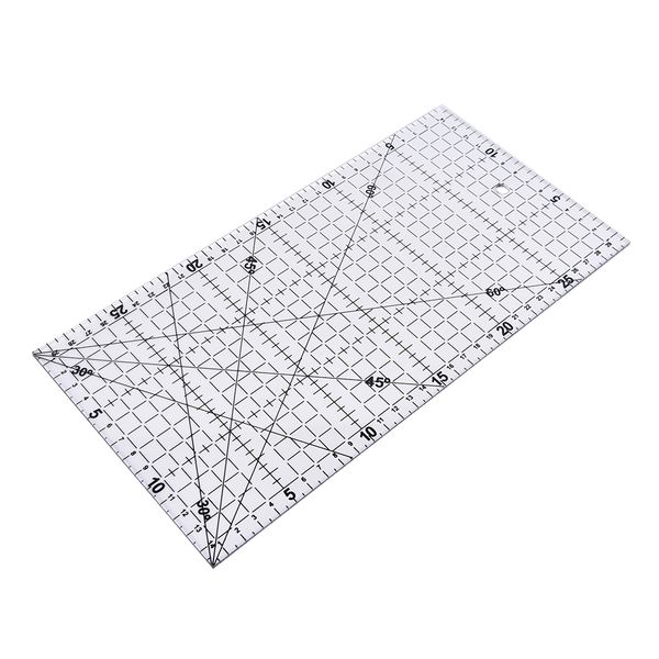 

30x15cm big size thick cloth patchwork sewing diy tool ruler transparent quilting sewing patchwork foot aligned ruler