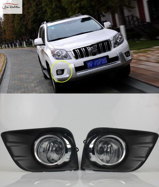 

car fog lights for toyota land cruiser/prado fj150 2010-2013 front bumper fog lamp replace assembly kit (one pair
