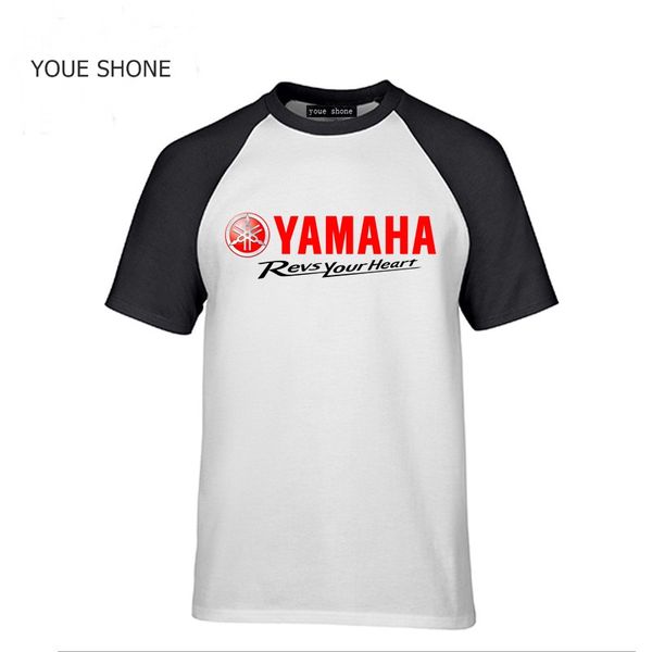 Verão algodão tee pulôver camiseta masculina de manga curta motocicleta t camisa logotipo maneira impressa camisetas camisetas motorsport equipe logotipo camiseta masculina manga curta