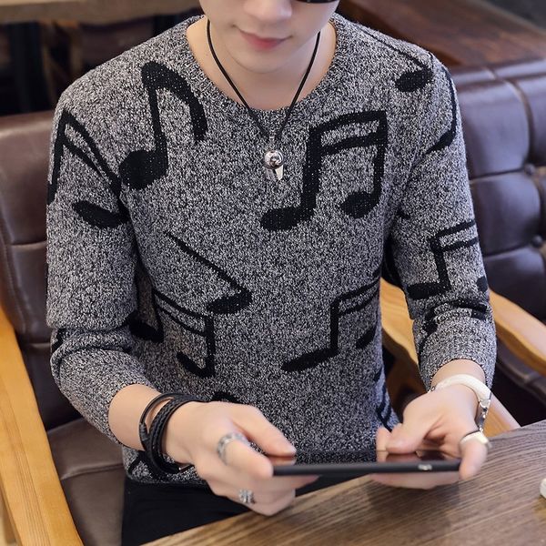 

varsanol fashion sweater for men cotton pullovers sweater long sleeve knitness coat warm o neck male winter hot, White;black