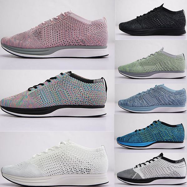 

Top Quality Fly Racer Running Shoes For Women & Men, Lightweight Breathable Athletic Outdoor Sneakers Casual Shoes [With Shoe Box]