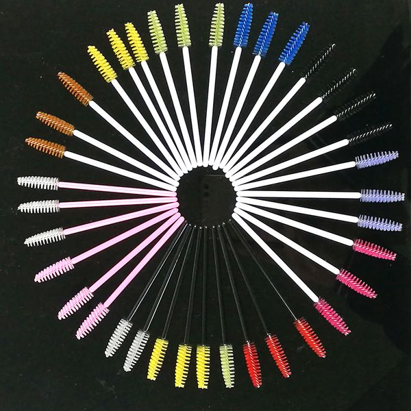 

8 colors eyelash brush for professional eyelash extension