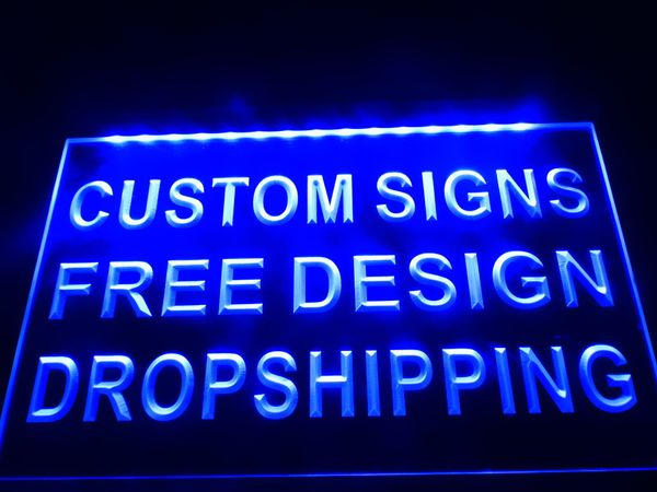 

custom design your own led neon light sign bar open decor crafts dropshipping
