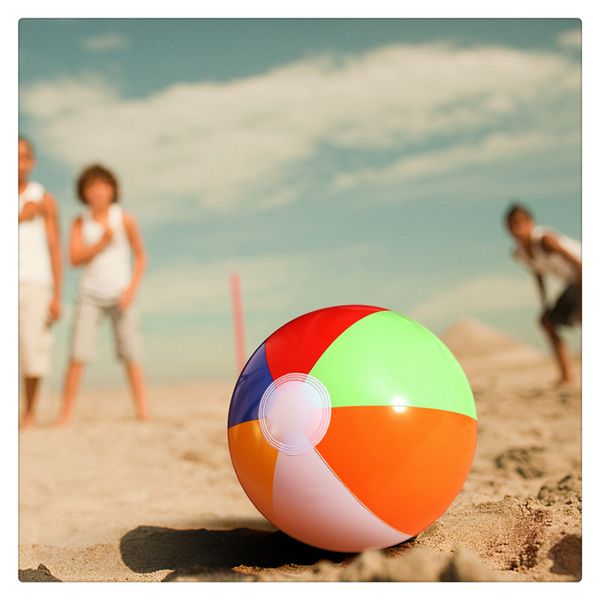 Wallpaper Plage couleurs balle HD