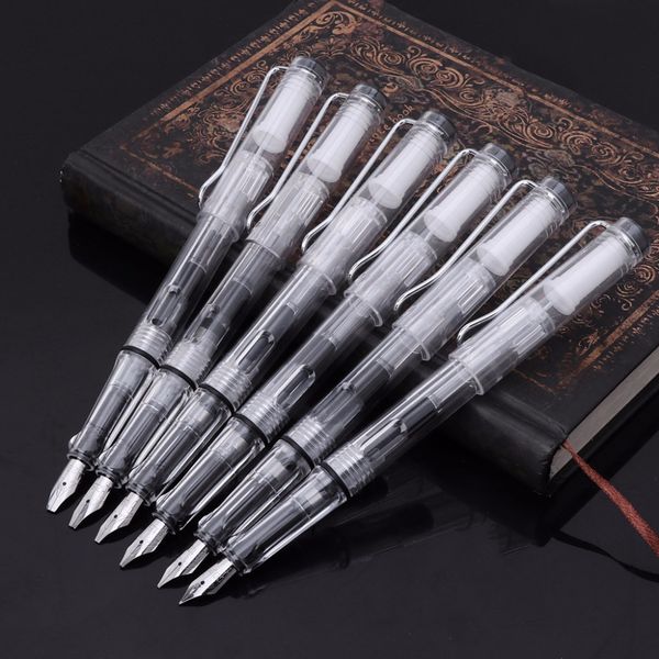 

2018 1pc 0.7mm/1.1mm/1.5mm/1.9mm/2.5mm/2.9mm duckbill gothic parallel calligraphy art flat tip tibetan arabic fountain pen