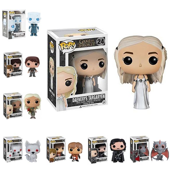 

funko pop models action figurines toys game of thrones daenerys mother of dragons action figures game of thrones pvc model la528-2