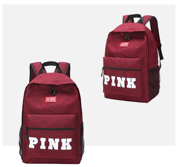 

4 color pink letter backpack 2018 tudent fa hion large female travel backpack for chool bag outdoor travel bag dhl