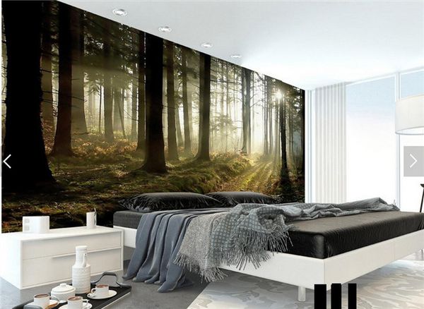 Téléchargement gratuit Images Acheter 3d Papier Peint Photo Papier Peint Nature Vert Arbre Pour actualisé salutations