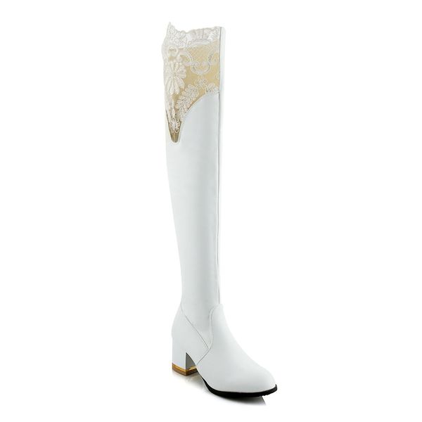 

18 autumn and winter new korean version of high-heeled shoes simple wild thick with high heel 33-46 yards, Black