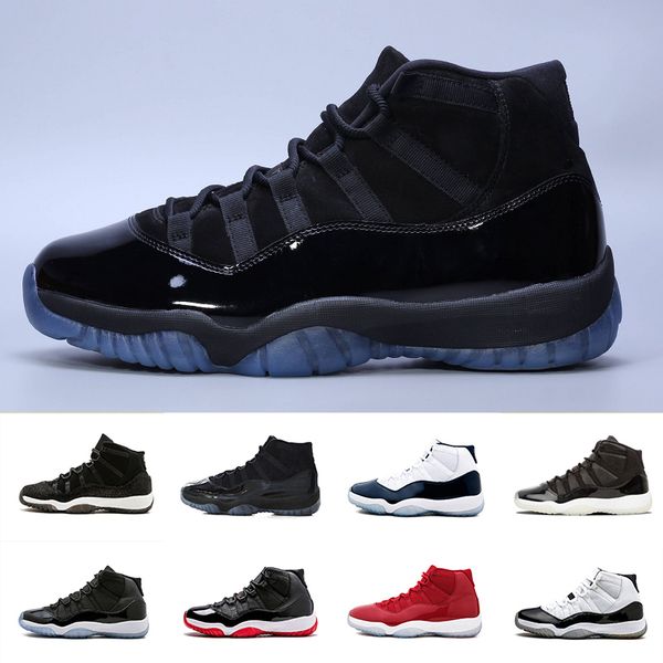 

11 Prom Night 11s XI Gym Red Chicago Midnight Navy Bred Concord UNC Space Jam PRM Heiress men women Basketball Shoes sports Sneaker