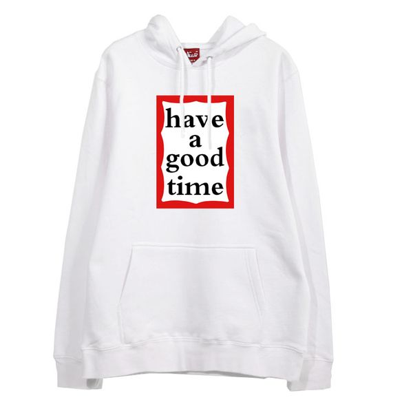 

fashion kpop exo luhan same have a good time printing hoodies for men women loose pullover fleece/thin sweatshirt, Black