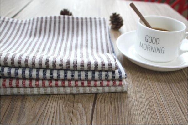 

6pcs/lot 30x45cm 100% cotton yarn dyed dishtowel kitchen towel dish towel cleaning cloth ultra durable pano de prato