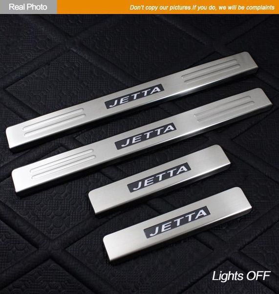 

led stainless steel door sill scuff plate for volkswagen vw 2010 2012 2013 jetta mk6 mk5