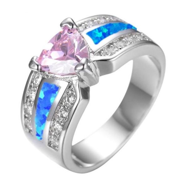 

new european and american fashionable pink love ring, Silver
