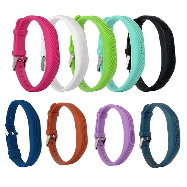 

trendy new flex2 bracelet replaceable replacement wristband fashion color candy color bracelet durable silicone strap, Black;brown